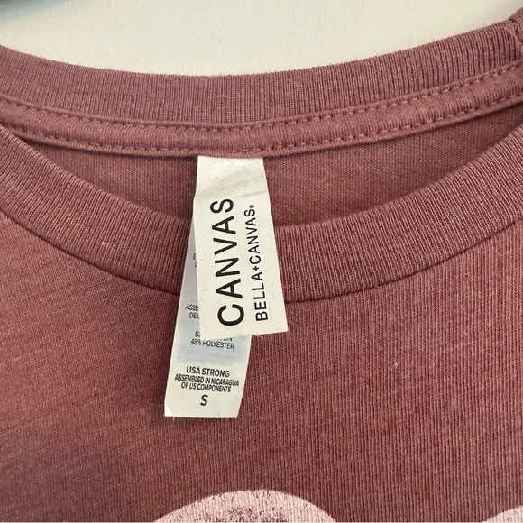 Rolling Stones Rose Pink Graphic Soft T-shirt Women’s size small - Picture 4 of 5